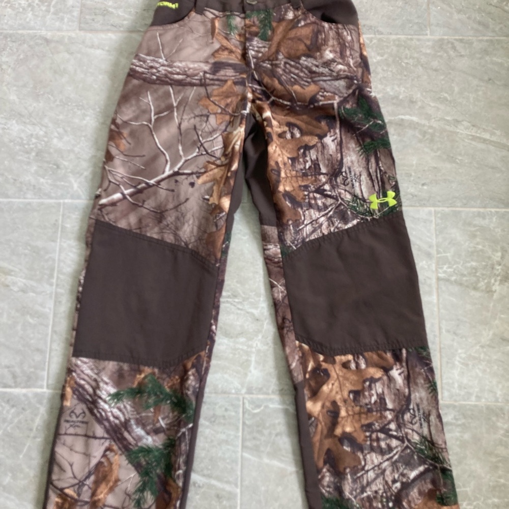 Youth under armour camo pants